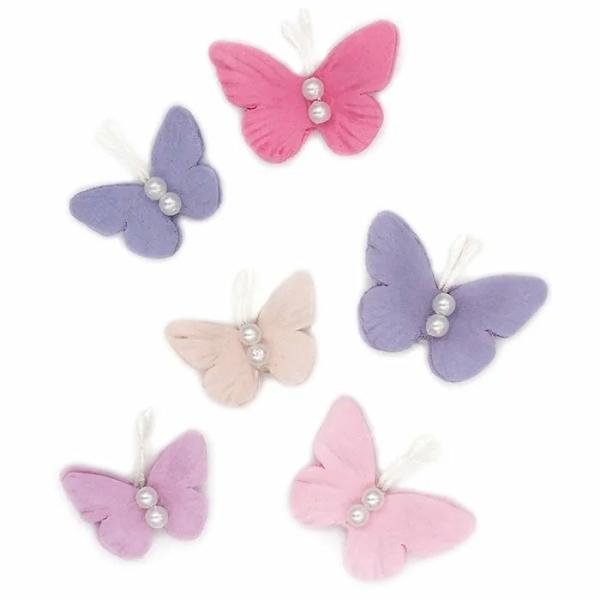 Animal Embellishments |  25Mm Mini Paper Butterfly Embellishments Animal Embellishments Animal Embellishments