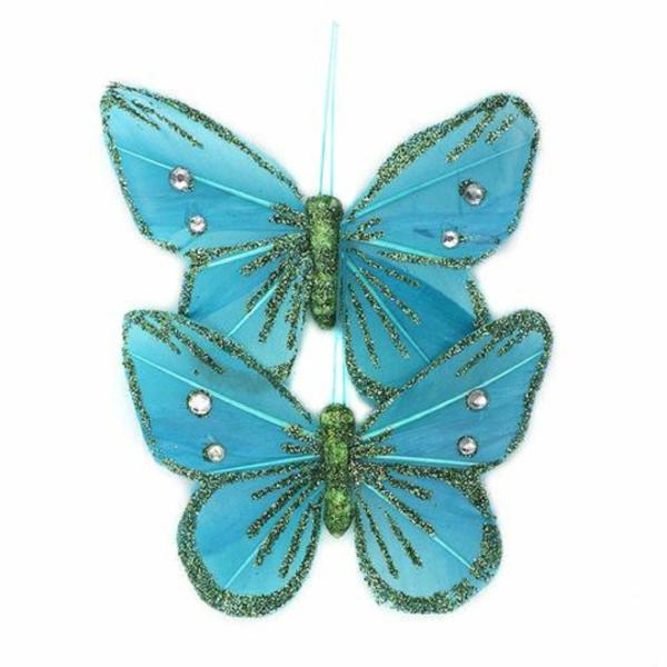 Animal Embellishments |  Turquiose Craft Butterfly Animal Embellishments Animal Embellishments