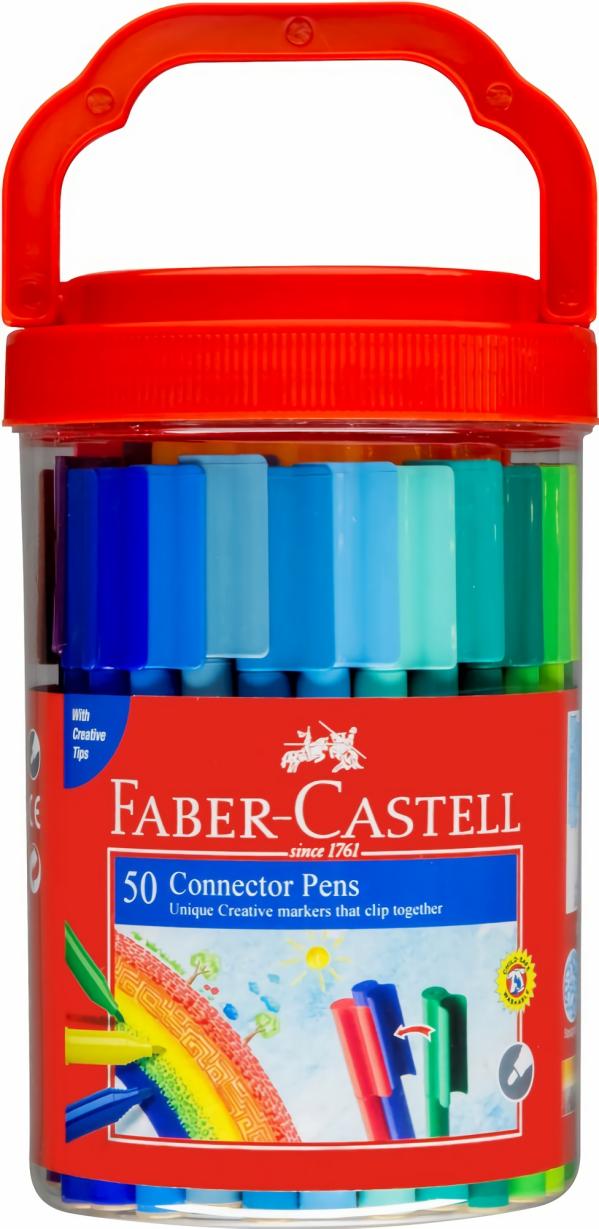 Art Supplies |  50Pcs Connector Bucket Marker Pens Art & Craft Essentials Art Supplies