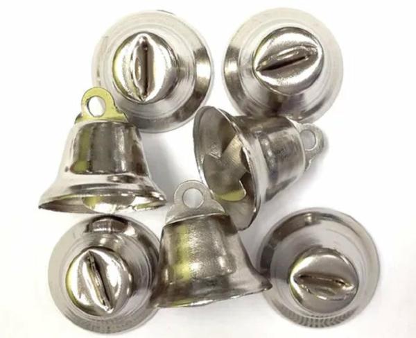 Craft Bells |  14Mm Silver Colour Craft True Bells – 100Pcs Art & Craft Essentials Craft Bells