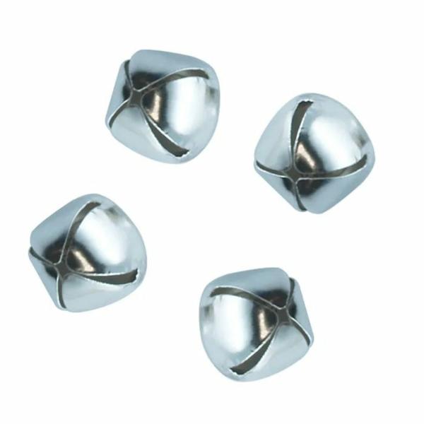 Craft Bells |  20Mm Silver Colour Sleigh Bells Art & Craft Essentials Craft Bells