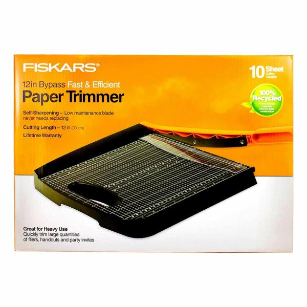 Craft Machines & Tools |  12Inch Fiskars Bypass Paper Trimmer Art & Craft Essentials Craft Machines & Tools