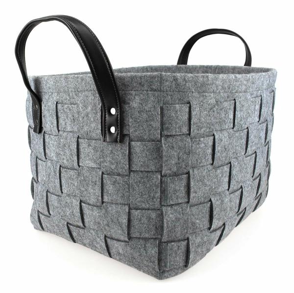 Craft Storage |  Rectangle Woven Felt Storage Basket Art & Craft Essentials Craft Storage