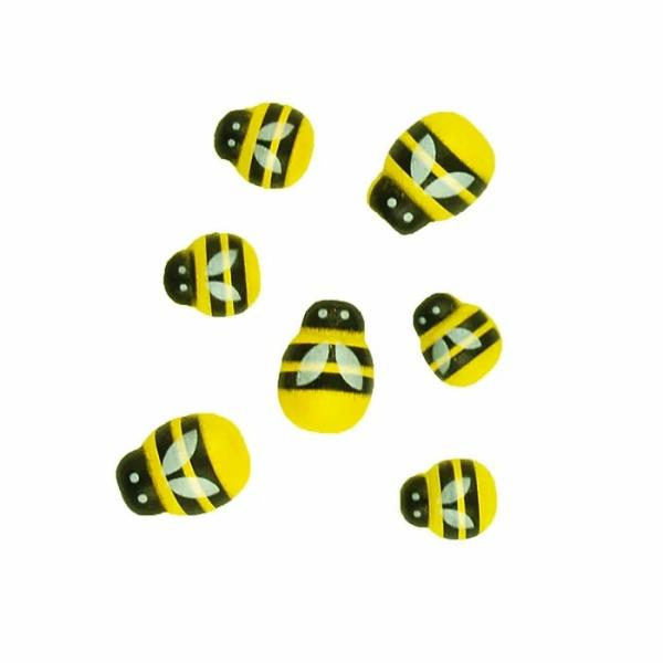 Craft Wooden Items |  15Mm-19Mm Wooden Bees Embellishment Animal Embellishments Animal Embellishments