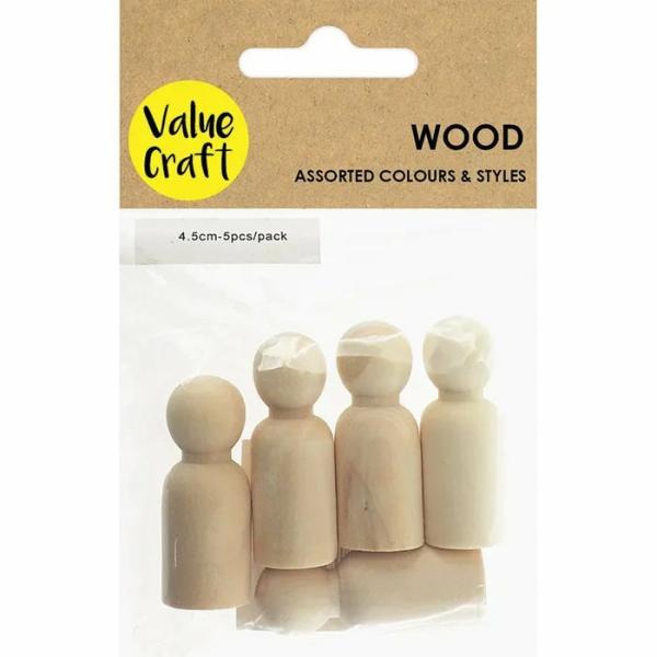 Craft Wooden Items |  4.5Cm Craft People Shape Wood Art & Craft Essentials Craft Wooden Items