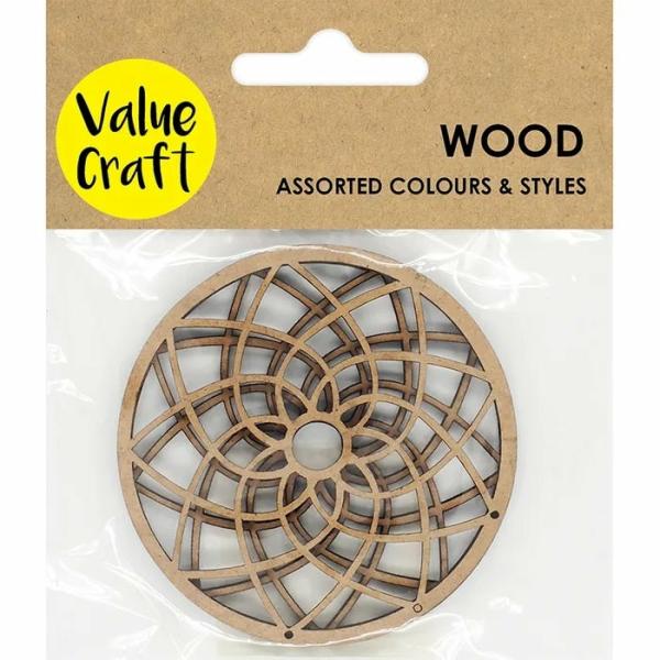 Craft Wooden Items |  70Mm X 70Mm Craft Wooden Dream Catcher Art & Craft Essentials Craft Wooden Items