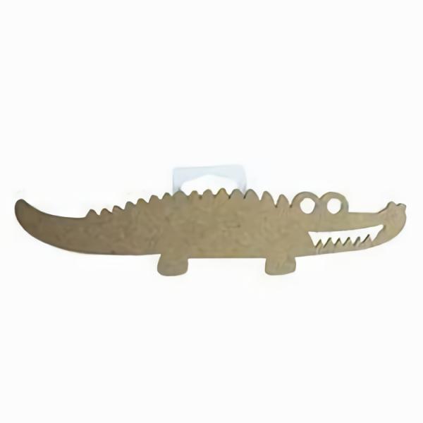 Craft Wooden Items |  Craft Raw Wood Crocodile Shape Art & Craft Essentials Craft Wooden Items