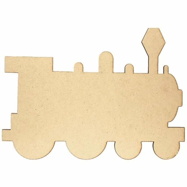 Craft Wooden Items |  Craft Raw Wood Train Shape Art & Craft Essentials Craft Wooden Items