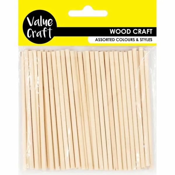 Craft Wooden Items |  Natural Wooden Round Sticks Art & Craft Essentials Craft Wooden Items