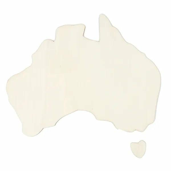 Craft Wooden Items |  Wooden Australia Shape Art & Craft Essentials Craft Wooden Items