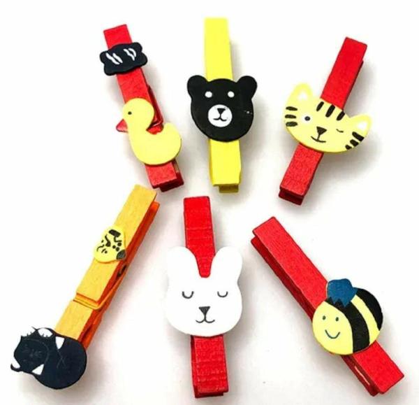 Craft Wooden Items |  Wooden Cat Theme Craft Large Pegs Art & Craft Essentials Craft Wooden Items