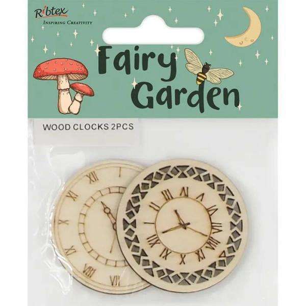 Craft Wooden Items |  Wooden Clocks Fairy Garden Embellishments Art & Craft Essentials Craft Wooden Items