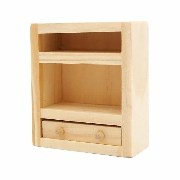 Craft Wooden Items |  Wooden Doll House Furniture – Shelf Unit Art & Craft Essentials Craft Wooden Items