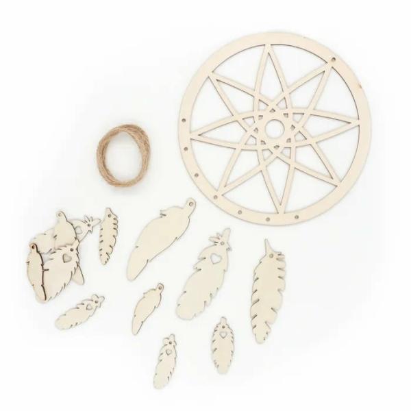 Craft Wooden Items |  Wooden Fairy Garden Dreamcatcher Art & Craft Essentials Craft Wooden Items