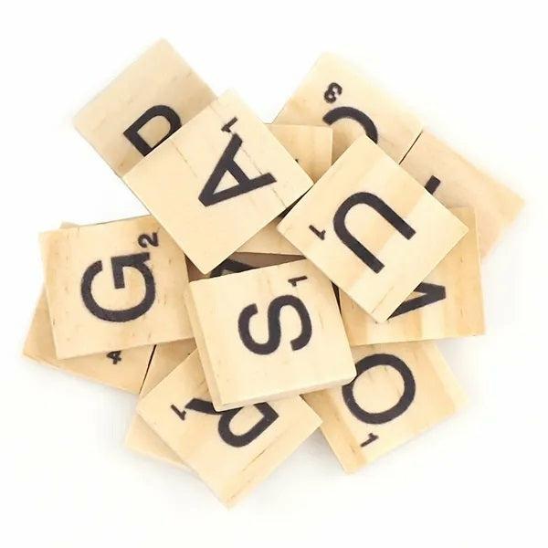 Craft Wooden Items |  Wooden Scrabble Game Tiles Art & Craft Essentials Craft Wooden Items