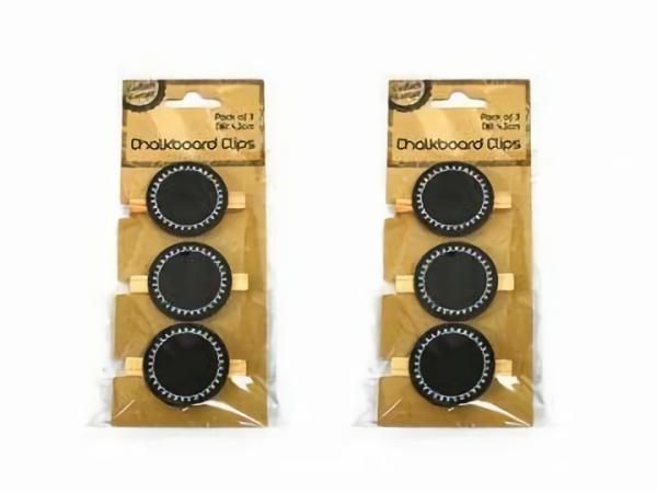 Decofoam & Chalkboard |  Round Chalkboard Clips Art & Craft Essentials Decofoam & Chalkboard