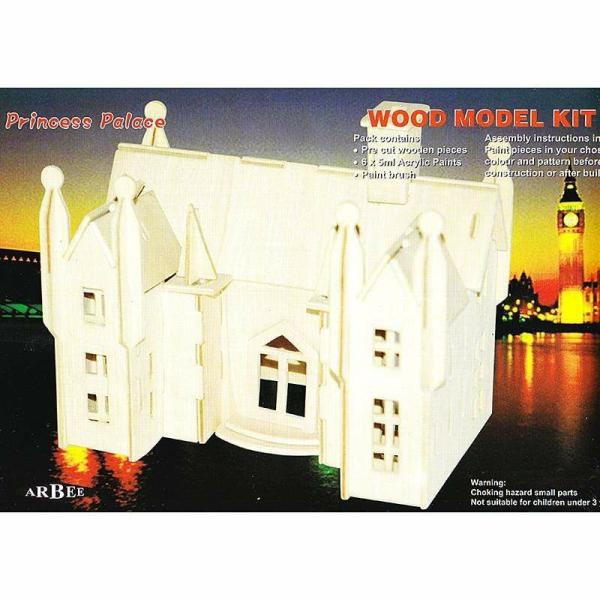 Diy Craft Kits |  3D Wooden Princess Palace Model Kit Art & Craft Essentials Diy Craft Kits