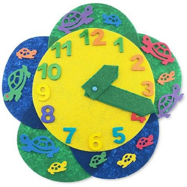 Diy Craft Kits |  Diy Felt Flower Clock Kit Art & Craft Essentials Diy Craft Kits