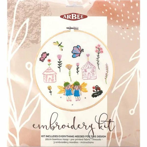 Diy Craft Kits |  Fairy Friends Embroidery Diy Kit Art & Craft Essentials Diy Craft Kits