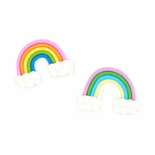 Embellishments |  Clay 3D Rainbow Embellishments Art & Craft Essentials Embellishments