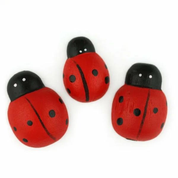 Embellishments |  Wooden Ladybug Embellishment Animal Embellishments Animal Embellishments