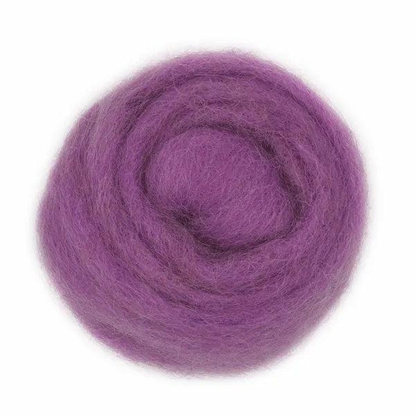 Felting Supplies |  Lilac Colour Combed Wool Art & Craft Essentials Felting Supplies