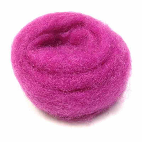 Felting Supplies |  Mauve Colour Combed Wool Art & Craft Essentials Felting Supplies