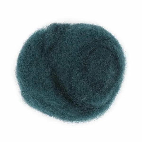 Felting Supplies |  Peacock Colour Combed Wool Art & Craft Essentials Felting Supplies