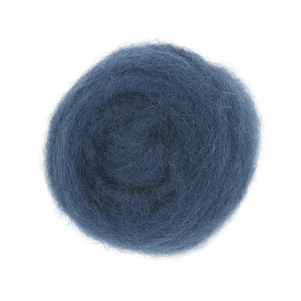 Felting Supplies |  Sea Blue Colour Combed Wool Art & Craft Essentials Felting Supplies