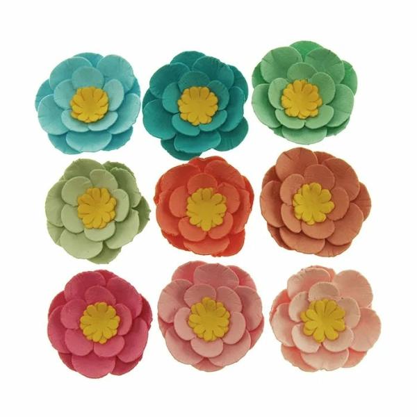 Floral Craft |  3.5Cm X 1Cm Paper Cora Flowers Art & Craft Essentials Floral Craft