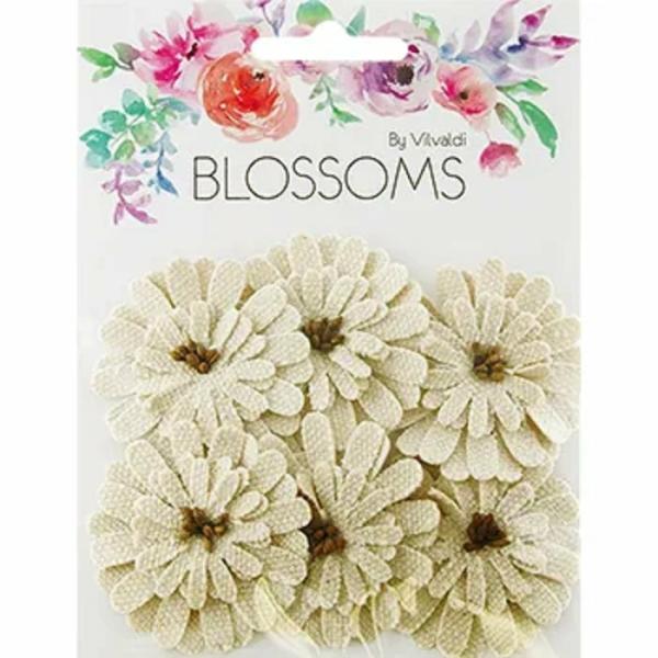 Floral Craft |  45Mm Layered Petals Canvas Flowers Art & Craft Essentials Floral Craft