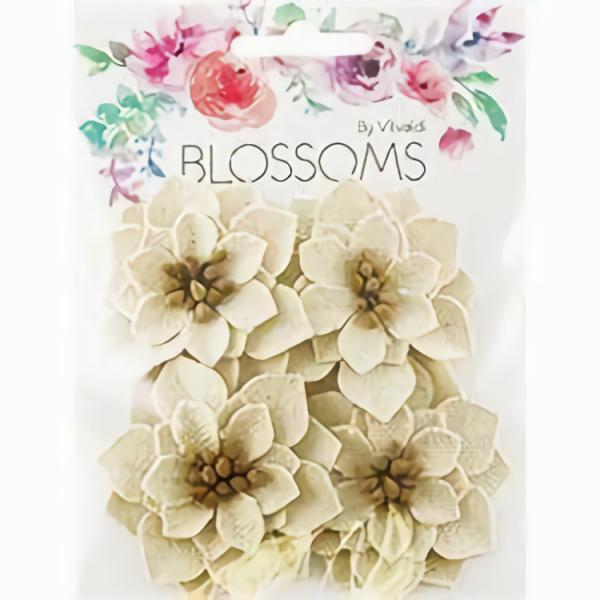 Floral Craft |  Canvas Flower Pollen Poinsettia Art & Craft Essentials Floral Craft