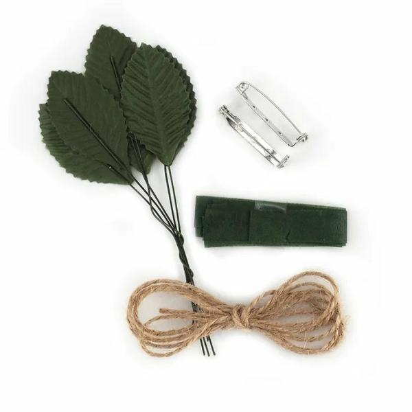 Floral Craft |  Diy Boutonniere Making Kit Art & Craft Essentials Floral Craft