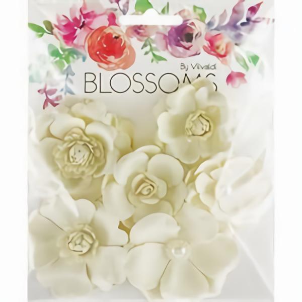 Floral Craft |  Ivory Blossom Flowers Art & Craft Essentials Floral Craft