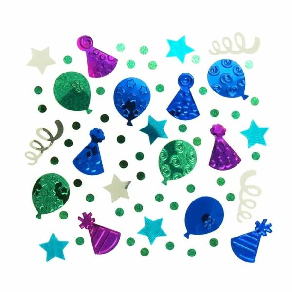 Glitters & Sequins |  Assorted Blue Triple Pack Scatters Art & Craft Essentials Glitters & Sequins