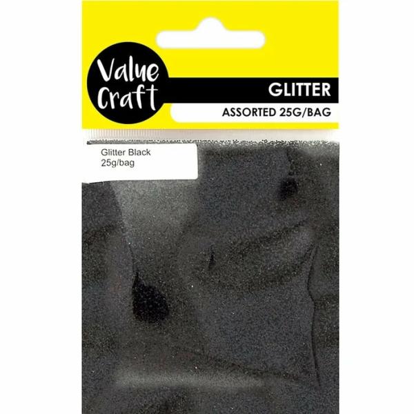 Glitters & Sequins |  Black Craft Glitter Art & Craft Essentials Glitters & Sequins