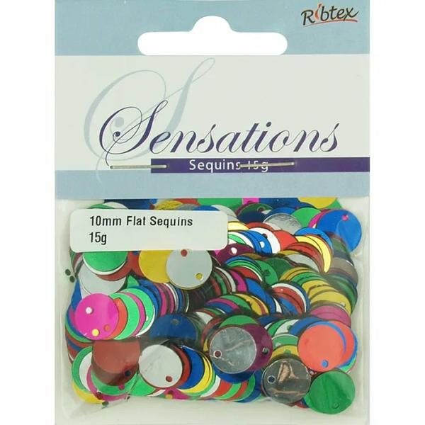 Glitters & Sequins |  Flat Sequins With Top Hole Art & Craft Essentials Glitters & Sequins