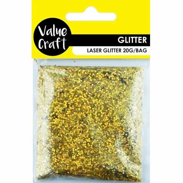 Glitters & Sequins |  Gold Laser Craft Glitter Art & Craft Essentials Glitters & Sequins