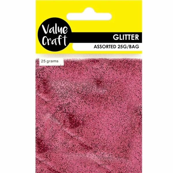 Glitters & Sequins |  Hot Pink Craft Glitter Art & Craft Essentials Glitters & Sequins