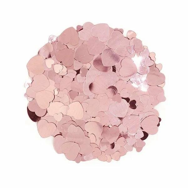 Glitters & Sequins |  Rose Colour Heart Shape Scatters Art & Craft Essentials Glitters & Sequins