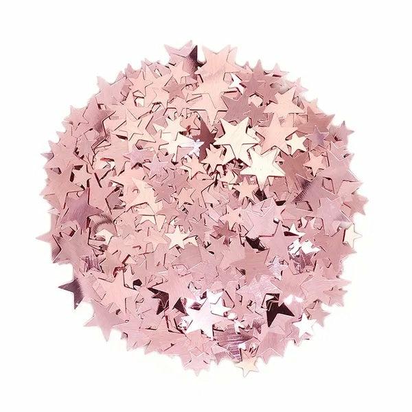 Glitters & Sequins |  Rose Colour Star Shape Scatters Art & Craft Essentials Glitters & Sequins