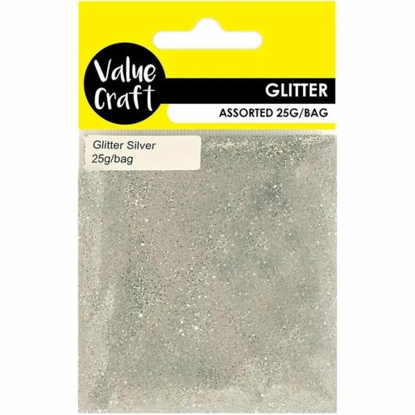 Glitters & Sequins |  Silver Craft Glitter Art & Craft Essentials Glitters & Sequins