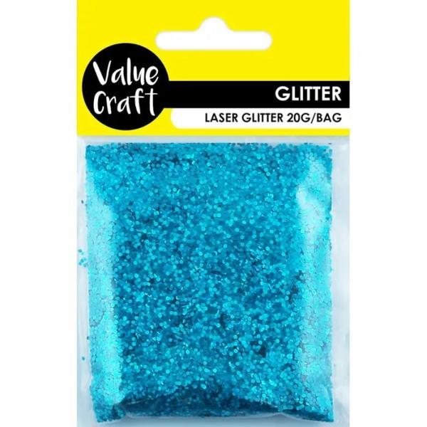 Glitters & Sequins |  Turquoise Laser Craft Glitter Art & Craft Essentials Glitters & Sequins