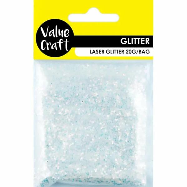 Glitters & Sequins |  White Laser Craft Glitter Art & Craft Essentials Glitters & Sequins