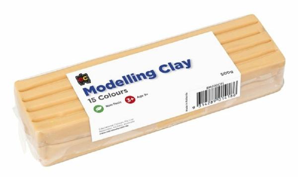 Modelling Clay |  500G Flesh Colour Modelling Clay Art & Craft Essentials Modelling Clay