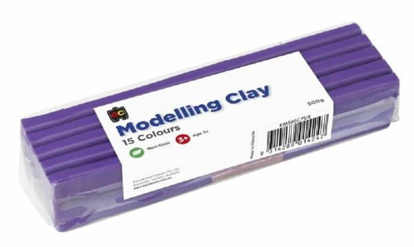 Modelling Clay |  500G Purple Colour Modelling Clay Art & Craft Essentials Modelling Clay