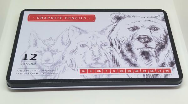 Other Craft Supplies |  12Pk Graphite Pencils In Tin Box Art & Craft Essentials Art Supplies