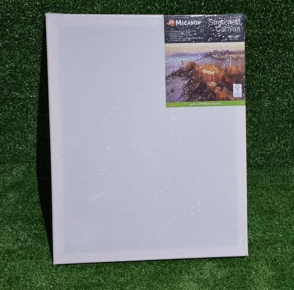 Painting Supplies |  16Inch X 20Inch Micador Stretched Canvas Art & Craft Essentials Art Supplies