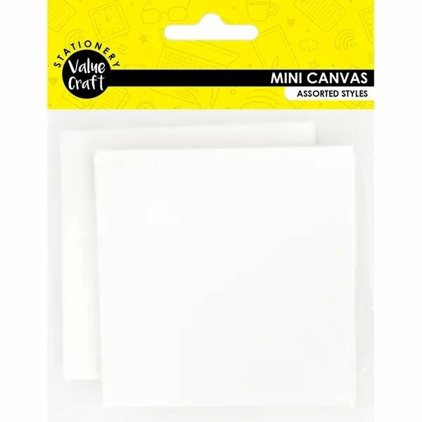 Painting Supplies |  8Cm Square Shape Mini Canvas Art & Craft Essentials Art Supplies