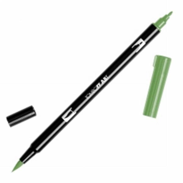 Painting Supplies |  Dark Olive Tombow Dual Brush Pen Art & Craft Essentials Painting Supplies